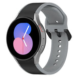 Dây đồng hồ silicone hai màu, dành cho Samsung Galaxy Watch4 Classic 46mm / Watch4 44mm, dành cho Samsung Galaxy Watch4 Classic 42mm / Watch4 40mm, dành cho Samsung Galaxy Watch5 Pro / Watch5