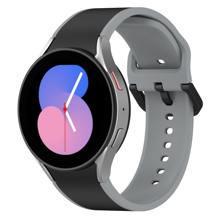Dây đồng hồ silicone hai màu, dành cho Samsung Galaxy Watch4 Classic 46mm / Watch4 44mm, dành cho Samsung Galaxy Watch4 Classic 42mm / Watch4 40mm, dành cho Samsung Galaxy Watch5 Pro / Watch5