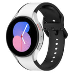 Dây đồng hồ silicone hai màu, dành cho Samsung Galaxy Watch4 Classic 46mm / Watch4 44mm, dành cho Samsung Galaxy Watch4 Classic 42mm / Watch4 40mm, dành cho Samsung Galaxy Watch5 Pro / Watch5