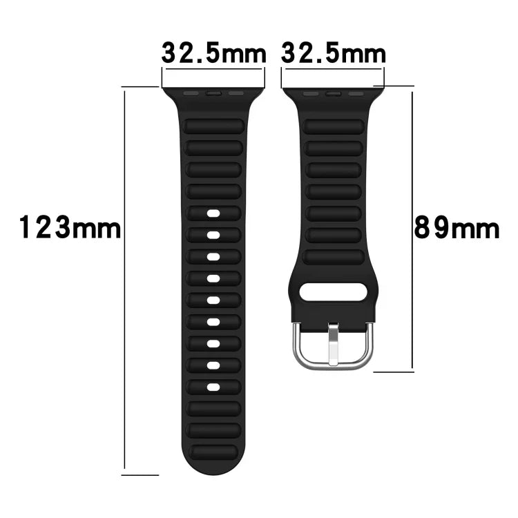 Dây đồng hồ họa tiết sóng biển, Dành cho Apple Watch Series 8&7 41mm / SE 2&6&SE&5&4 40mm