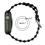 Dây đồng hồ họa tiết sóng biển, Dành cho Apple Watch Series 8&7 41mm / SE 2&6&SE&5&4 40mm