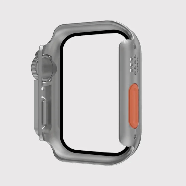Ốp đồng hồ PC phim cho Apple Watch Series 9 / 8 / 7 45mm có nút tháo rời, Dành cho Apple Watch Series 9 / 8 / 7 45mm