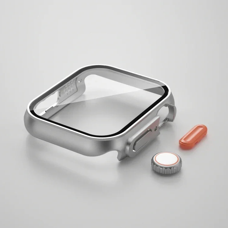 Ốp đồng hồ PC phim cho Apple Watch Series 9 / 8 / 7 45mm có nút tháo rời, Dành cho Apple Watch Series 9 / 8 / 7 45mm