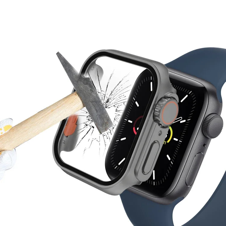 Ốp đồng hồ PC phim cho Apple Watch Series 9 / 8 / 7 45mm có nút tháo rời, Dành cho Apple Watch Series 9 / 8 / 7 45mm