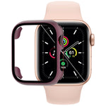 Ốp đồng hồ PC kính cường lực, dành cho Apple Watch Series SE 3&SE 2&6&SE&5&4 44mm, dành cho Apple Watch Series SE 3&SE 2&6&SE&5&4 40mm