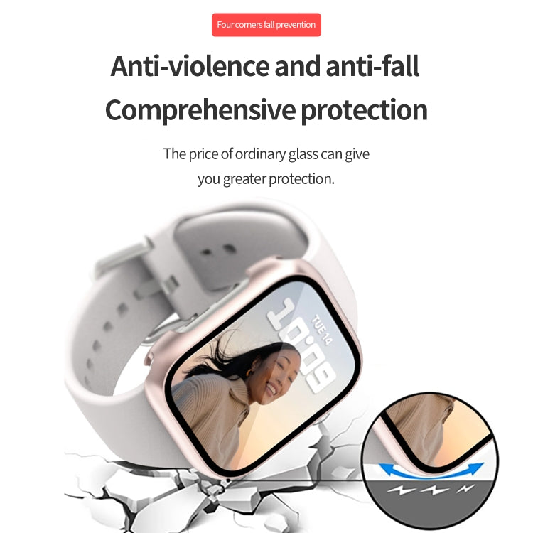 Ốp đồng hồ PC kính cường lực, dành cho Apple Watch Series SE 3&SE 2&6&SE&5&4 44mm, dành cho Apple Watch Series SE 3&SE 2&6&SE&5&4 40mm