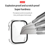 Ốp đồng hồ PC kính cường lực, dành cho Apple Watch Series SE 3&SE 2&6&SE&5&4 44mm, dành cho Apple Watch Series SE 3&SE 2&6&SE&5&4 40mm