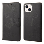 Butterfly Embossed Horizontal Flip Leather Phone Case, For iPhone 14, For iPhone 14 Plus, For iPhone 14 Pro, For iPhone 14 Pro Max