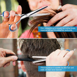 Professional Hair Cutting Thinning Scissor Hairdressing Flat Shear Scissors Kit, 2 PCS, 7 PCS, 12 PCS