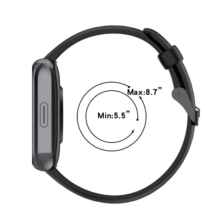 Solid Color Soft Silicone Watch Band, For Realme Watch 3