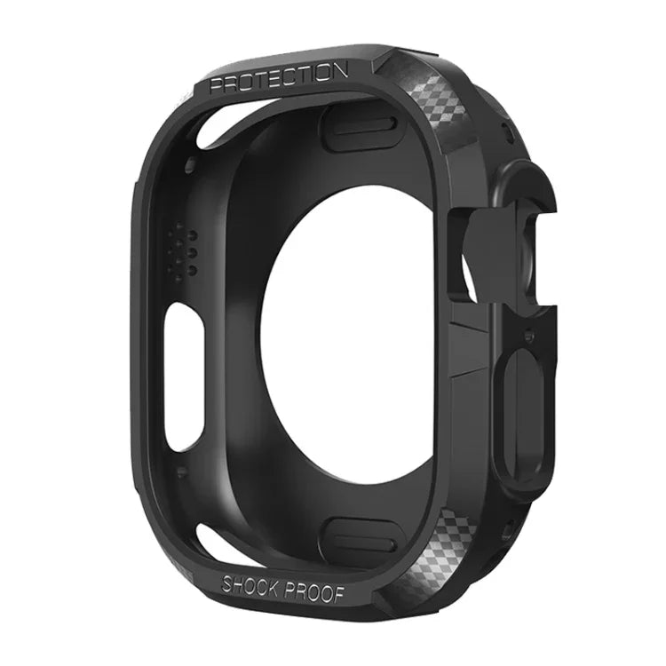 Ốp bảo vệ sợi carbon TPU ba lớp, Dành cho Apple Watch Ultra 3 / 2 / 1 49mm