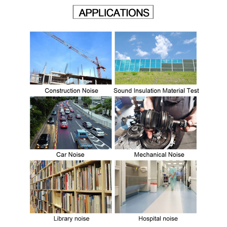 Máy đo âm thanh SmartSensor dB Decibel, ST9604, AS804