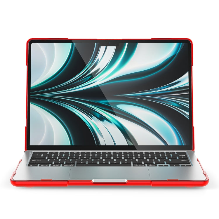 Ốp bảo vệ laptop chống rơi hai màu TPU + PC, dành cho MacBook Air 13.6 inch A2681 2022 / M3 2024 A3113 / M4 2025 A3240
