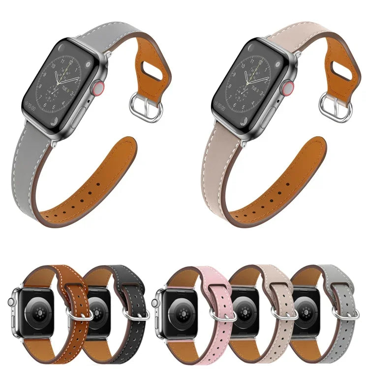Dây đồng hồ eo nhỏ cho Apple Watch Series 8&7 41mm / SE 2&6&SE&5&4 40mm / 3&2&1 38mm, Dành cho Apple Watch Series 8&7 41mm / SE 2&6&SE&5&4 40mm
