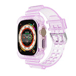 Dây đồng hồ TPU trong suốt Glacier liền khối, Dành cho Apple Watch Ultra 49mm