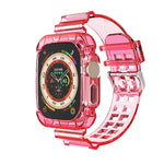 Dây đồng hồ TPU trong suốt Glacier liền khối, Dành cho Apple Watch Ultra 49mm
