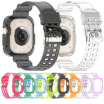 Dây đồng hồ TPU trong suốt Glacier liền khối, Dành cho Apple Watch Ultra 49mm