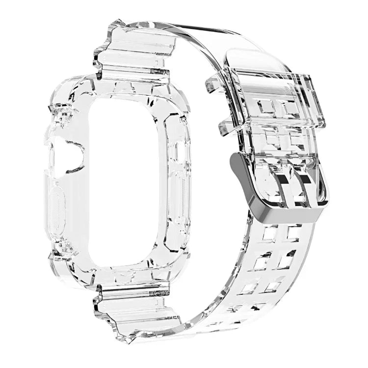 Dây đồng hồ TPU trong suốt Glacier liền khối, Dành cho Apple Watch Ultra 49mm