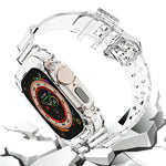 Dây đồng hồ TPU trong suốt Glacier liền khối, Dành cho Apple Watch Ultra 49mm