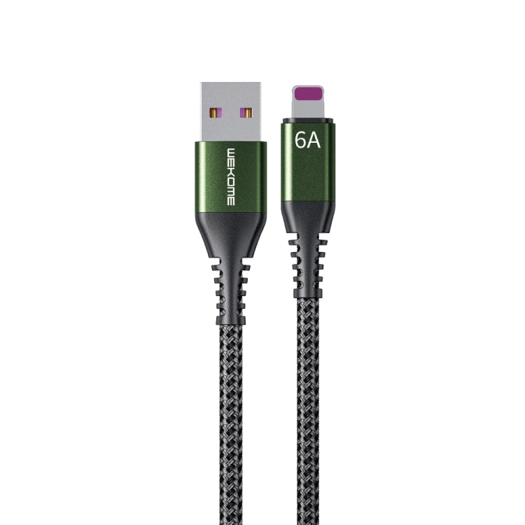 Cáp sạc dữ liệu nhanh WEKOME WDC-169I Raython Series 6A USB sang 8 Pin, dài 1m