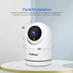 SriHome SH042 Camera Giám Sát Pan-tilt WiFi AI 2.0MP 1080P HD, SH042
