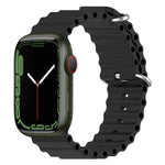Ocean Silicone Watch Band, For Apple Watch Series 8&7 41mm, For Apple Watch Series 8&7 41mm / SE 2&6&SE&5&4 40mm