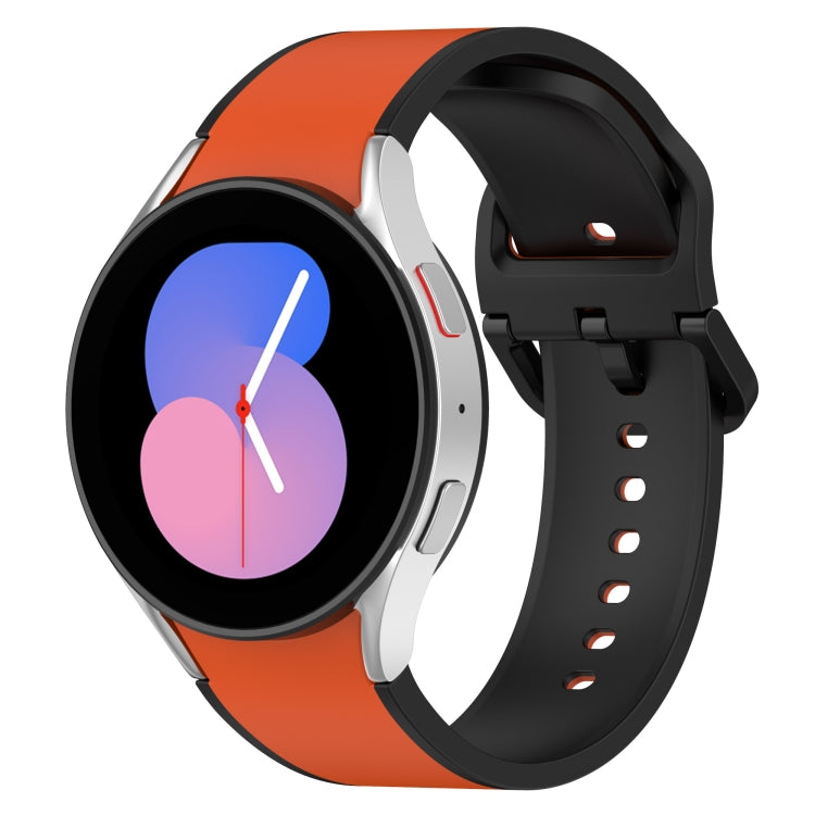 Dây đồng hồ silicone hai màu, dành cho Samsung Galaxy Watch5 40mm / 44mm