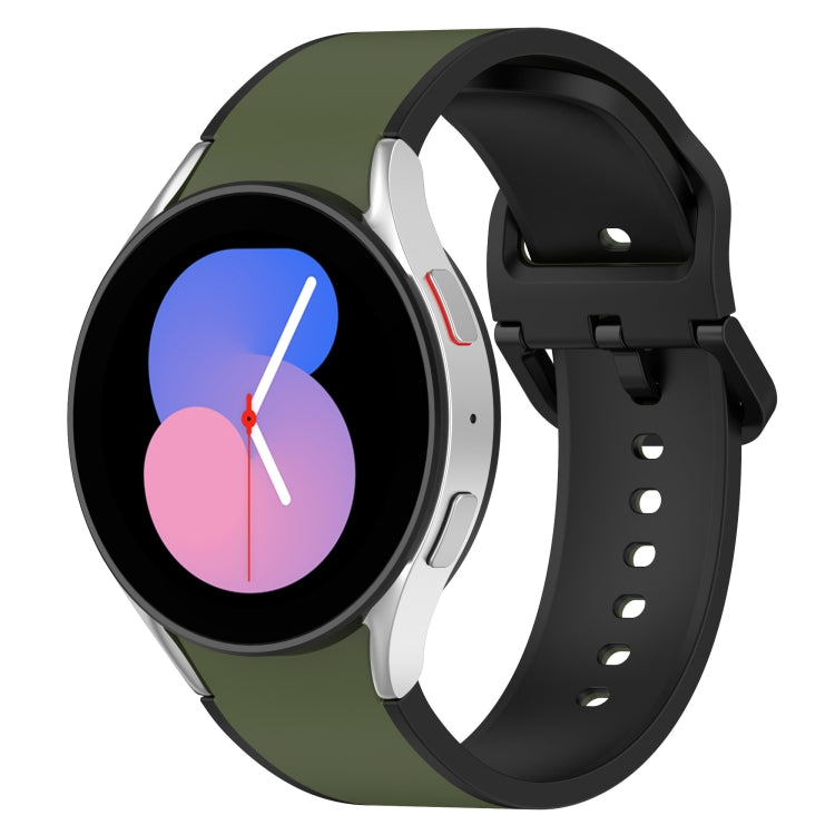 Dây đồng hồ silicone hai màu, dành cho Samsung Galaxy Watch5 40mm / 44mm
