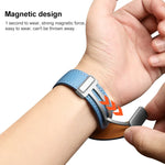 Dây đồng hồ da thật dệt trơn dành cho Samsung Galaxy Watch5 40mm / 44mm, khóa đen, khóa bạc