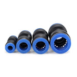 LAIZE 10 chiếc đầu nối nhanh khí nén thẳng bằng nhựa PU, PU-4, PU-6, PU-8, PU-10, PU-12, PU-14, PU-16