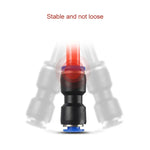 LAIZE 10 chiếc đầu nối nhanh khí nén thẳng bằng nhựa PU, PU-4, PU-6, PU-8, PU-10, PU-12, PU-14, PU-16
