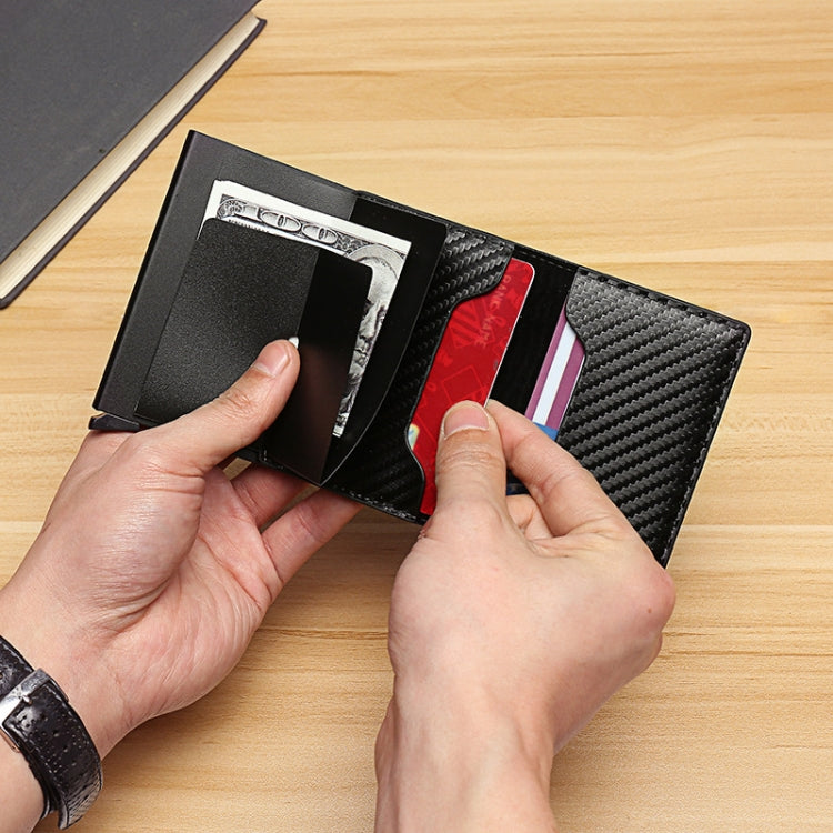 C1804H1 RFID Carbon Fiber Wallet For Men