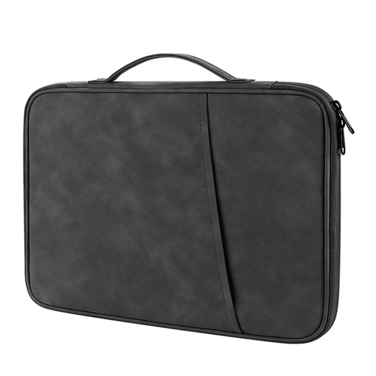 Túi da kết cấu lông cừu di động, dành cho laptop 9.7-11 inch, dành cho laptop 12.9-13 inch