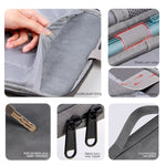 Túi da kết cấu lông cừu di động, dành cho laptop 9.7-11 inch, dành cho laptop 12.9-13 inch