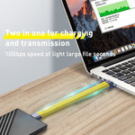 Cáp dữ liệu mềm USB-C/Type-C sang USB-C/Type-C 100W 40Gbps FPC, dài 13.8cm, USB-C/Type-C 40Gbps sang USB-C/Type-C