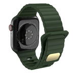 Dây đồng hồ silicone thoáng khí, thân thiện với da cho Apple Watch, Ultra 49mm / Series 8&7 45mm / SE 2&6&SE&5&4 44mm / 3&2&1 42mm, Series 8&7 41mm / SE 2&6&SE&5&4 40mm / 3&2&1 38mm