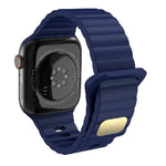Dây đồng hồ silicone thoáng khí, thân thiện với da cho Apple Watch, Ultra 49mm / Series 8&7 45mm / SE 2&6&SE&5&4 44mm / 3&2&1 42mm, Series 8&7 41mm / SE 2&6&SE&5&4 40mm / 3&2&1 38mm