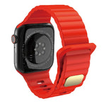 Dây đồng hồ silicone thoáng khí, thân thiện với da cho Apple Watch, Ultra 49mm / Series 8&7 45mm / SE 2&6&SE&5&4 44mm / 3&2&1 42mm, Series 8&7 41mm / SE 2&6&SE&5&4 40mm / 3&2&1 38mm