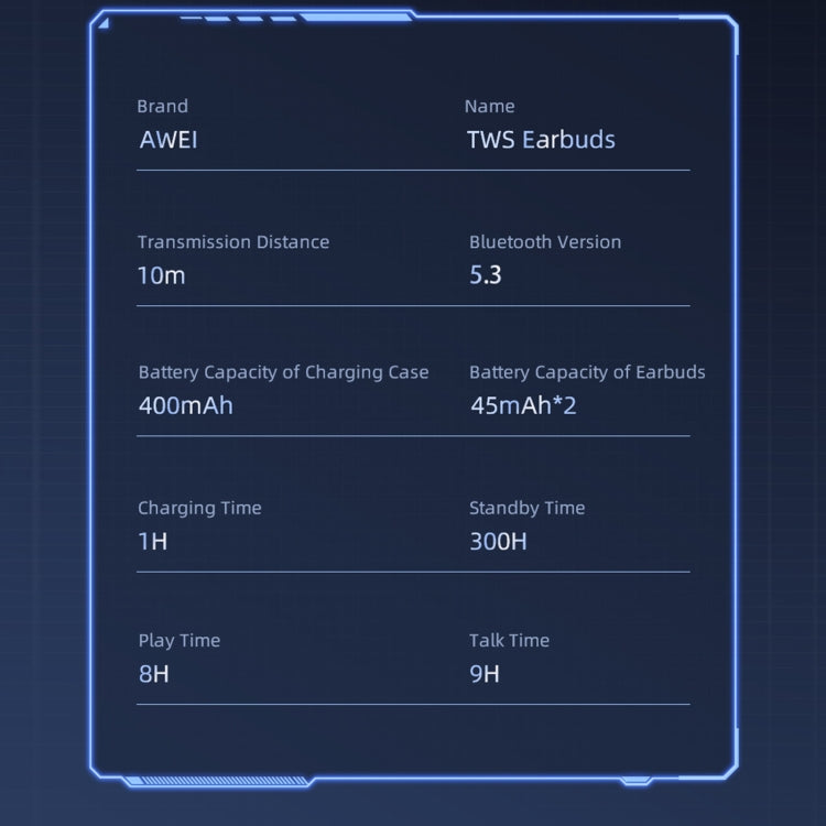 Tai nghe chơi game Bluetooth không dây awei T52, T52