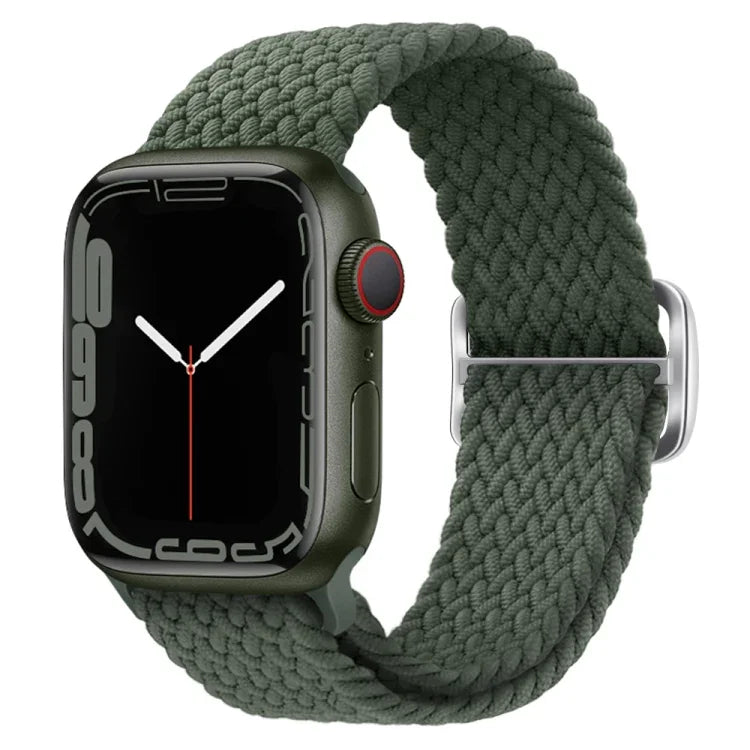 Dây đồng hồ nylon bện khóa cài, cho Apple Watch Ultra 49mm / Series 8&7 45mm / SE 2&6&SE&5&4 44mm / 3&2&1 42mm