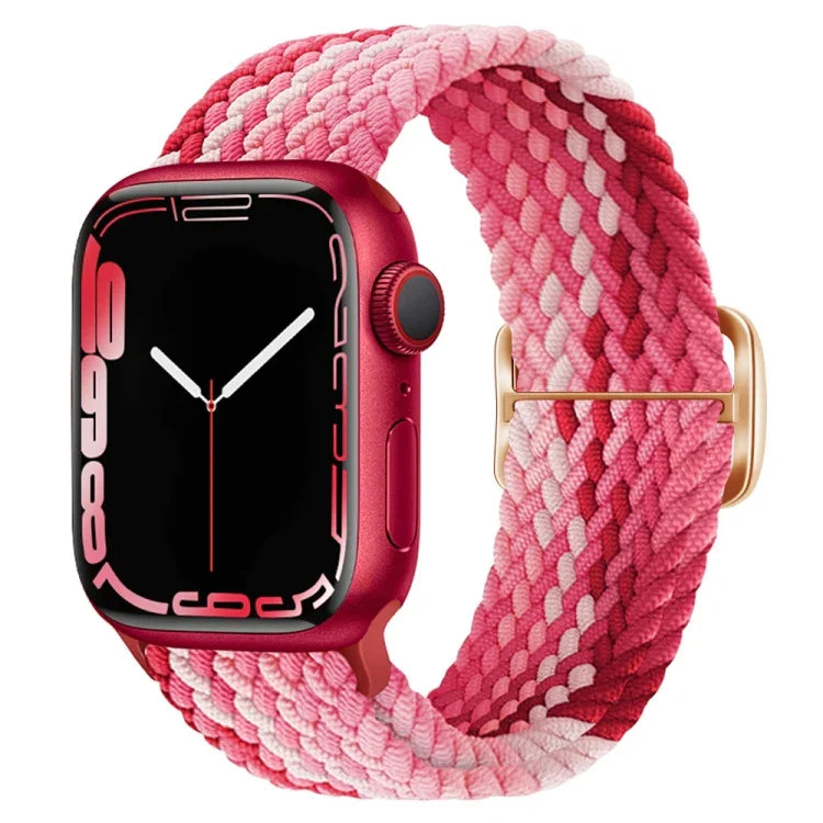 Dây đồng hồ nylon bện khóa cài, cho Apple Watch Ultra 49mm / Series 8&7 45mm / SE 2&6&SE&5&4 44mm / 3&2&1 42mm