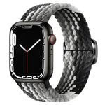 Dây đồng hồ nylon bện khóa cài, cho Apple Watch Ultra 49mm / Series 8&7 45mm / SE 2&6&SE&5&4 44mm / 3&2&1 42mm
