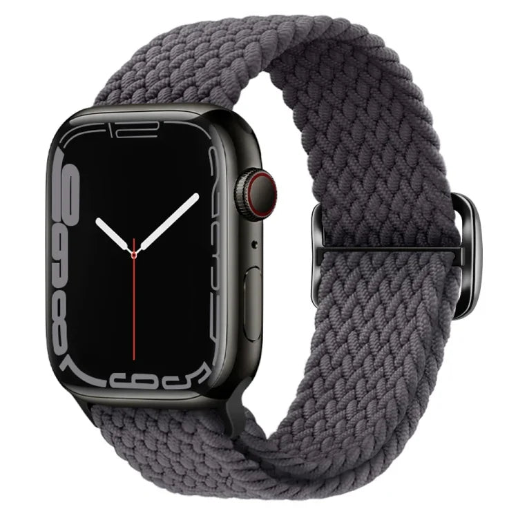 Dây đồng hồ nylon bện khóa cài, cho Apple Watch Ultra 49mm / Series 8&7 45mm / SE 2&6&SE&5&4 44mm / 3&2&1 42mm