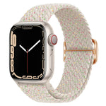 Dây đồng hồ nylon bện khóa cài, cho Apple Watch Ultra 49mm / Series 8&7 45mm / SE 2&6&SE&5&4 44mm / 3&2&1 42mm