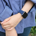 Dây đồng hồ nylon bện khóa cài, cho Apple Watch Ultra 49mm / Series 8&7 45mm / SE 2&6&SE&5&4 44mm / 3&2&1 42mm