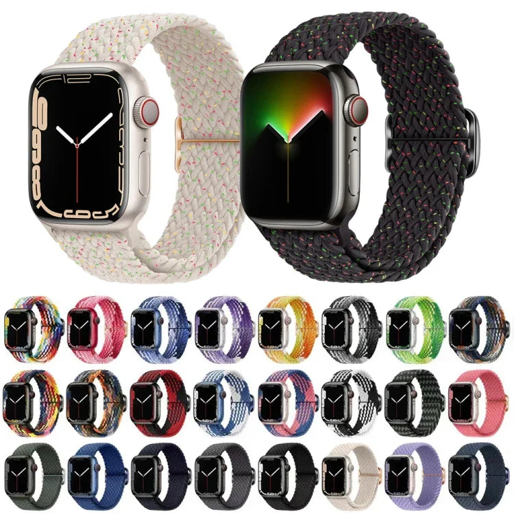 Dây đồng hồ nylon bện khóa, Dành cho Apple Watch Series 8&7 41mm / SE 2&6&SE&5&4 40mm / 3&2&1 38mm, Dành cho Apple Watch Series 8&7 41mm / SE 2