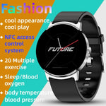 Đồng hồ thông minh KS02 màn hình 1.32 inch, hỗ trợ phát hiện đường huyết, huyết áp, oxy trong máu, KS02