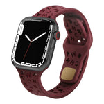 Dây đồng hồ silicone chữ cái tiếng Anh, Dành cho Apple Watch Ultra 49mm / Series 8&7 45mm / SE 2&6&SE&5&4 44mm / 3&2&1 42mm, Dành cho Apple Watch Series 8&7 41mm / SE 2&6&SE&5&4 40mm / 3&2&1 38mm