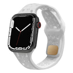 Dây đồng hồ silicone chữ cái tiếng Anh, Dành cho Apple Watch Ultra 49mm / Series 8&7 45mm / SE 2&6&SE&5&4 44mm / 3&2&1 42mm, Dành cho Apple Watch Series 8&7 41mm / SE 2&6&SE&5&4 40mm / 3&2&1 38mm
