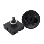4 Gear 3 Speed Rotary Switch Fan Heater Speed Selector, Type A 2 Pair, Type B 2 Pair